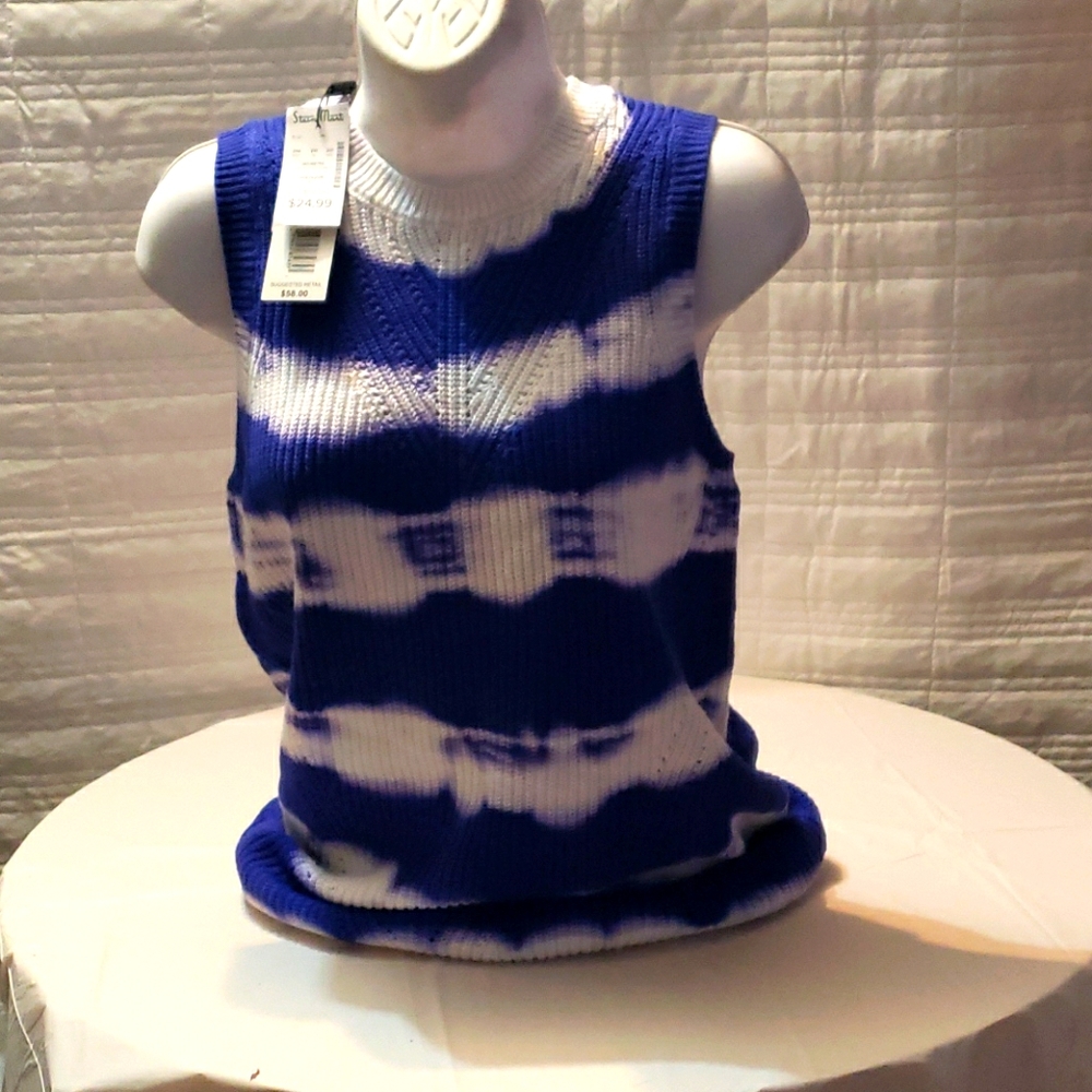 Joseph A. Tye Dye Short Sleve Sweater